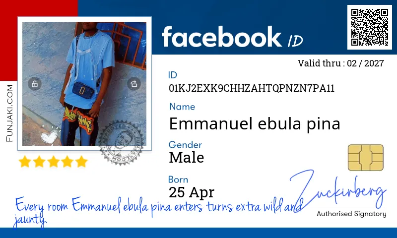 Facebook ID Card