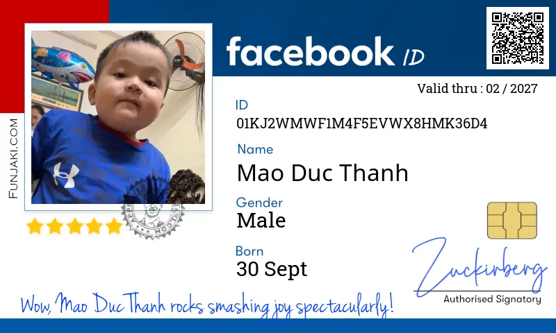 Facebook ID Card
