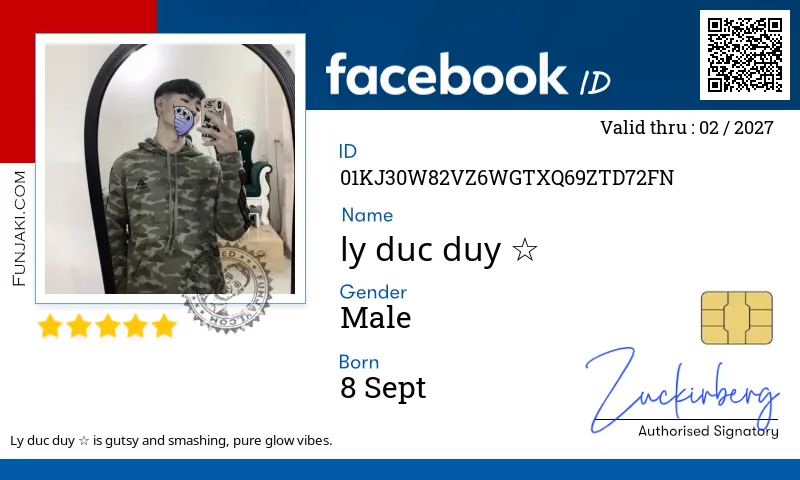 Facebook ID Card