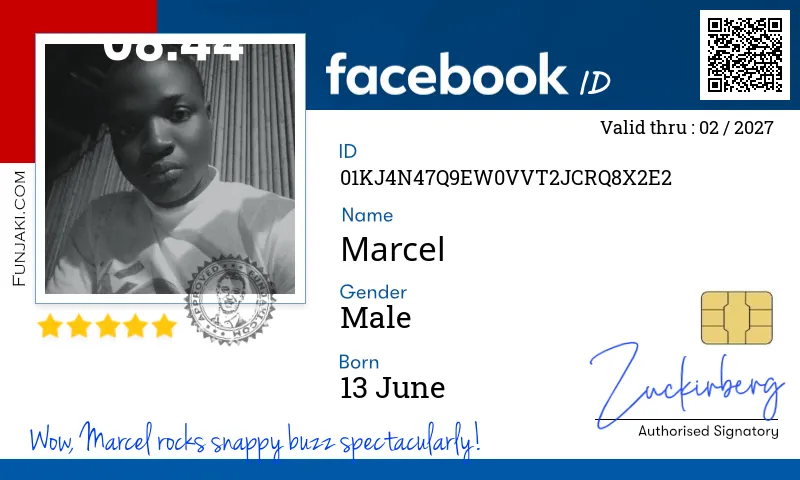 Facebook ID Card