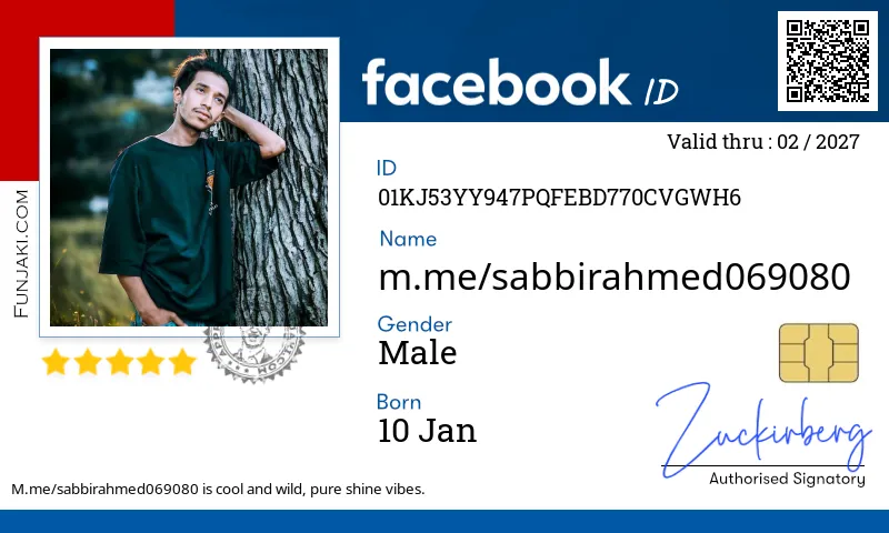 Facebook ID Card