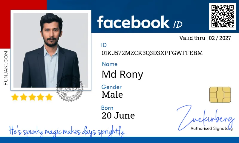 Facebook ID Card