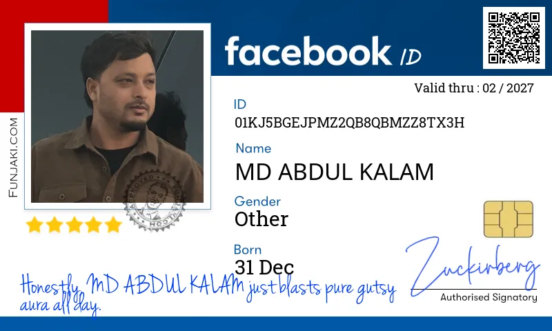 Facebook ID Card