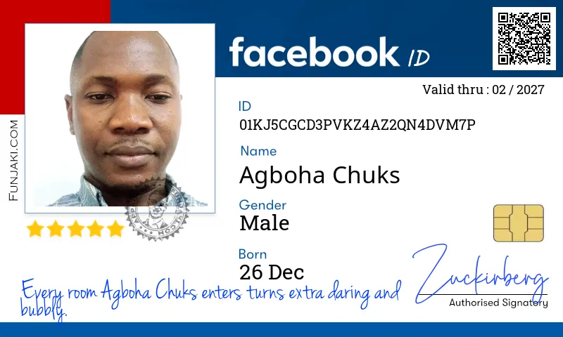 Facebook ID Card