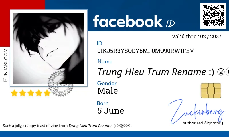 Facebook ID Card