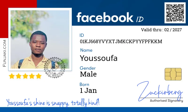 Facebook ID Card