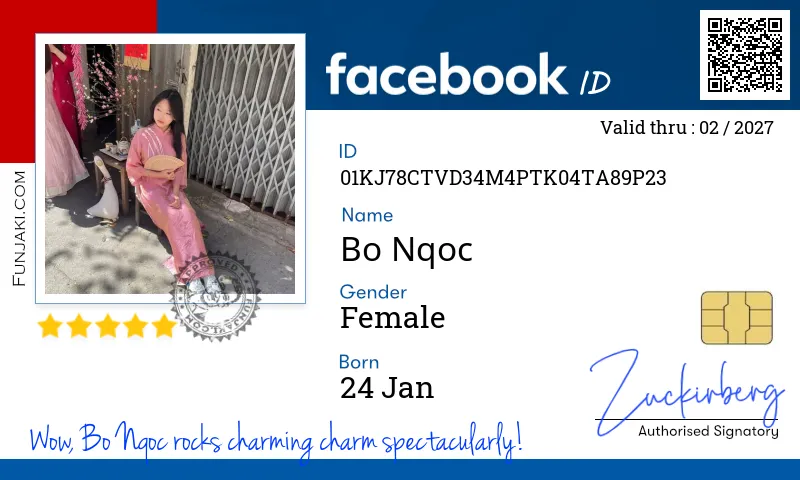 Facebook ID Card