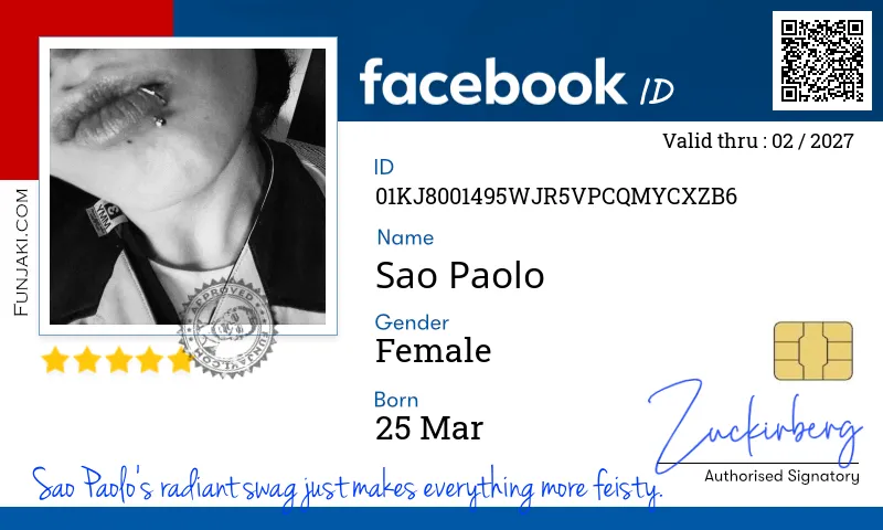Facebook ID Card