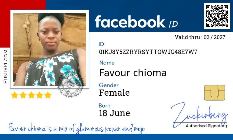 Facebook ID Card