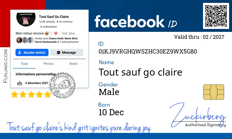 Facebook ID Card