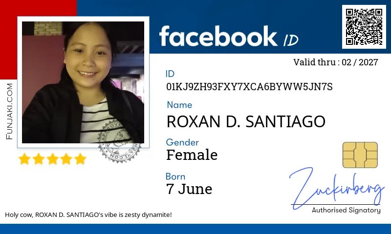 Facebook ID Card