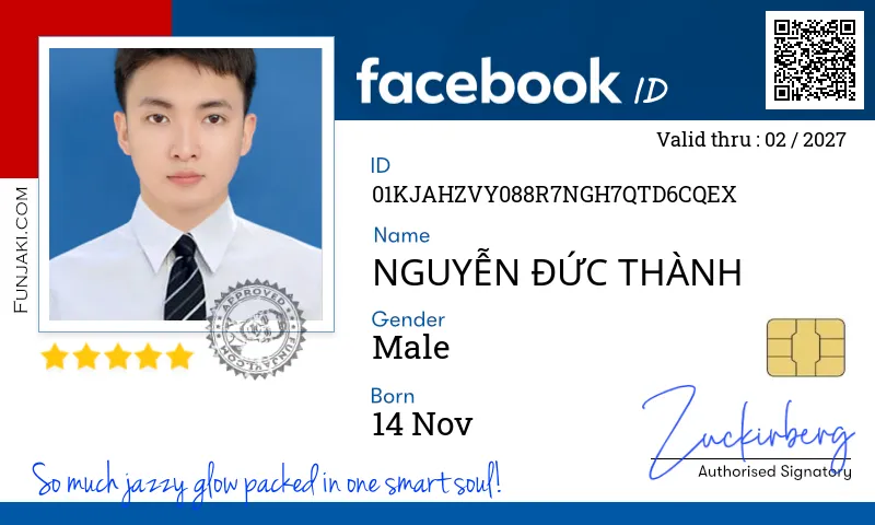 Facebook ID Card