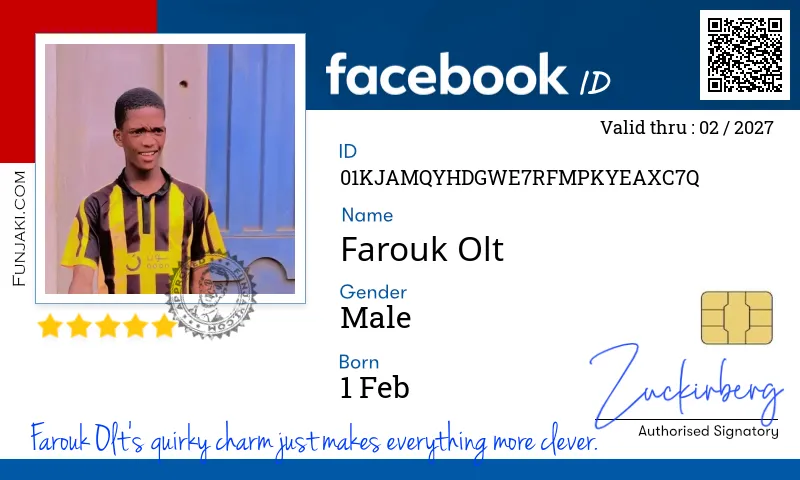 Facebook ID Card