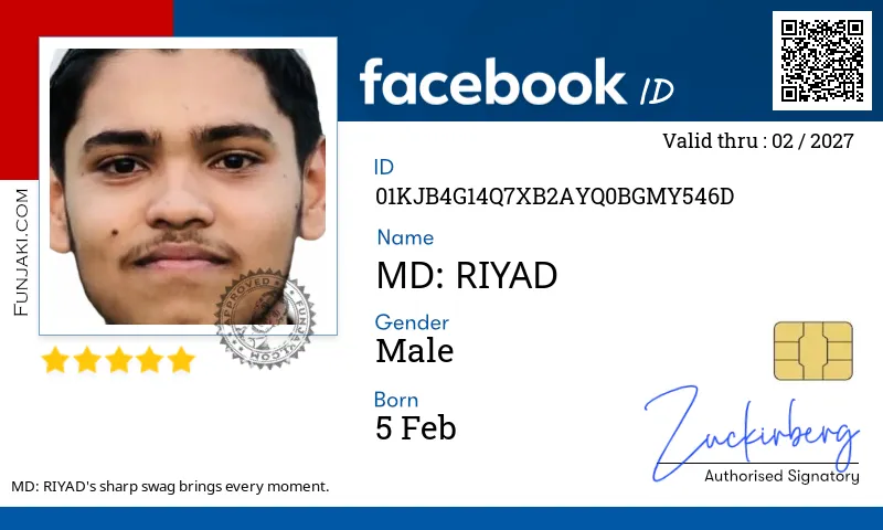 Facebook ID Card