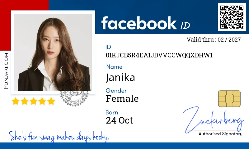 Facebook ID Card