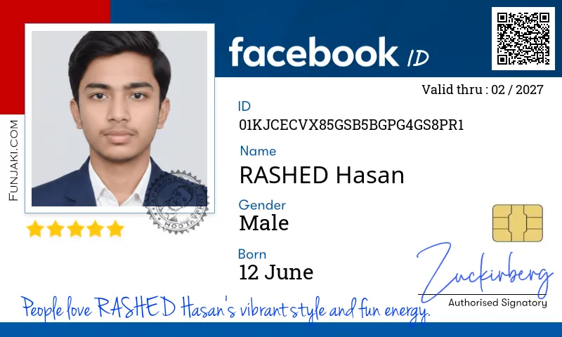 Facebook ID Card