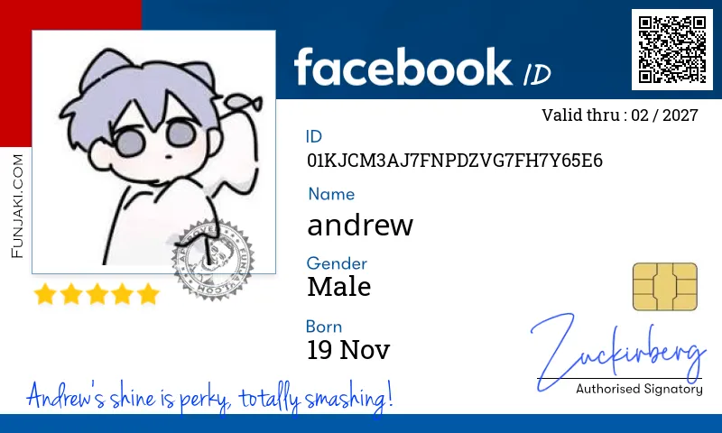 Facebook ID Card