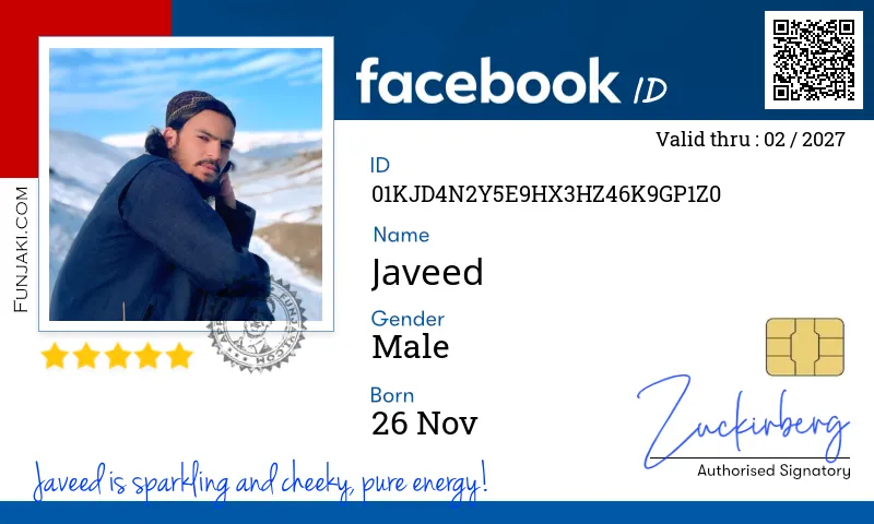 Facebook ID Card
