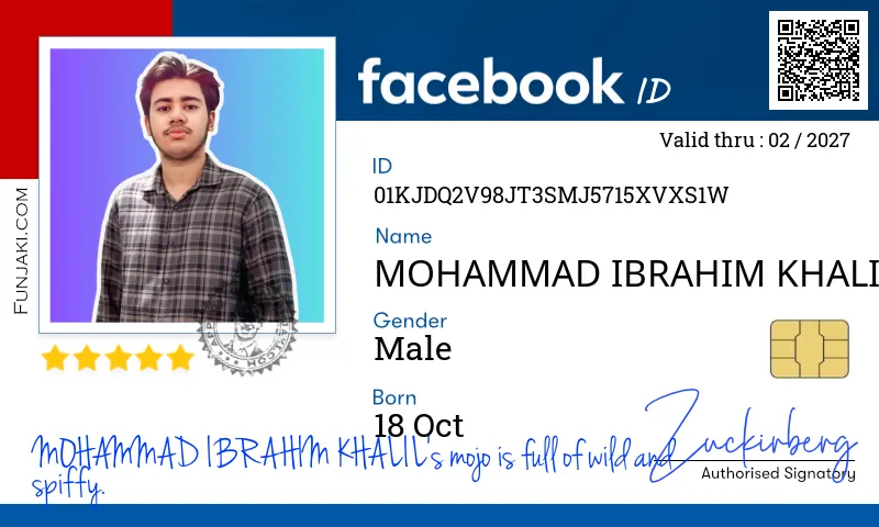 Facebook ID Card