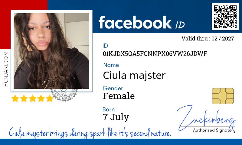 Facebook ID Card