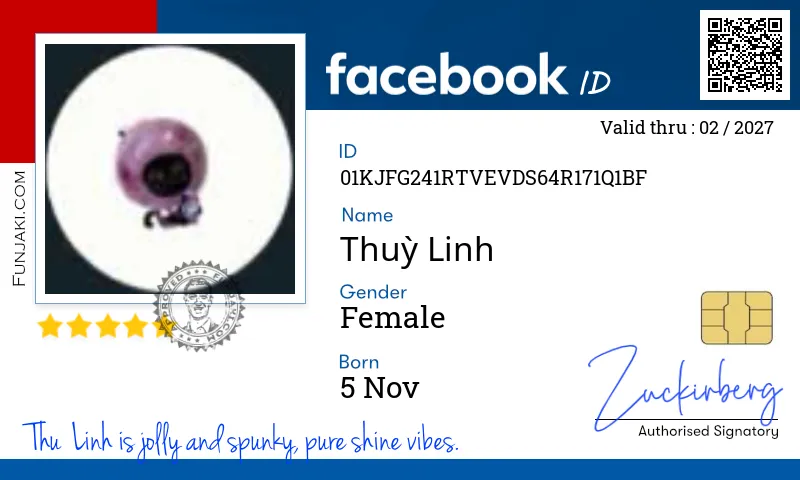 Facebook ID Card