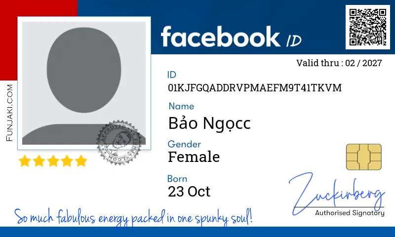 Facebook ID Card