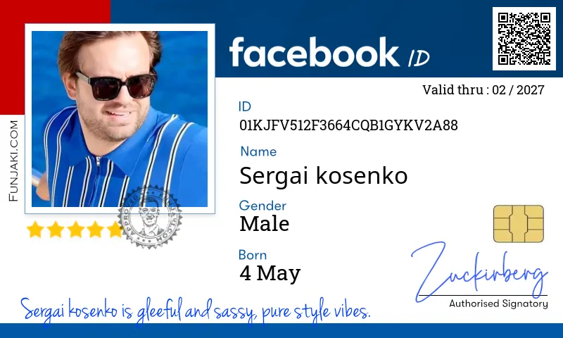 Facebook ID Card