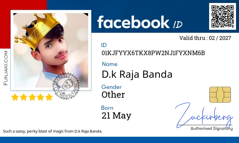 Facebook ID Card