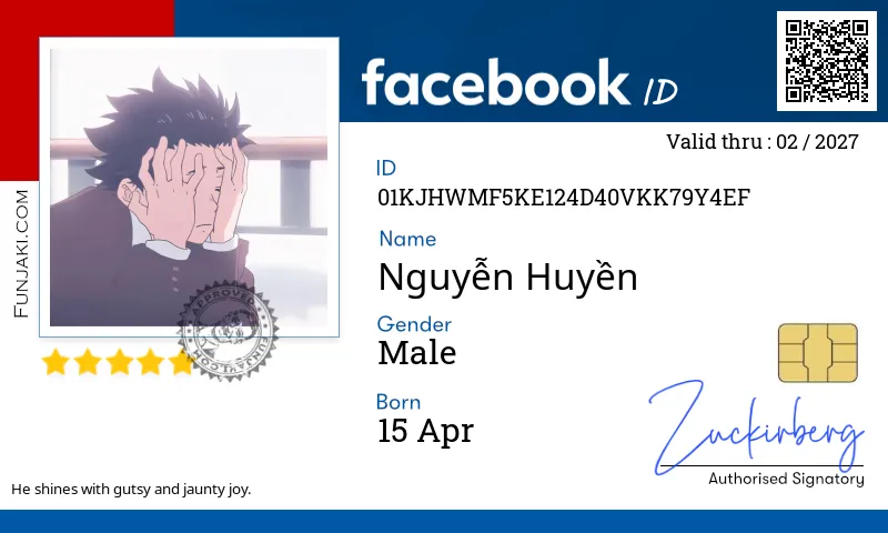 Facebook ID Card