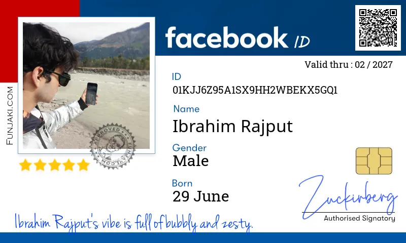 Facebook ID Card