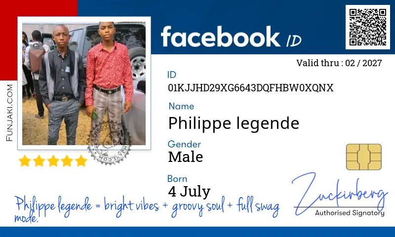 Facebook ID Card