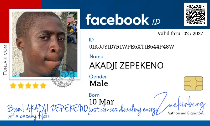 Facebook ID Card