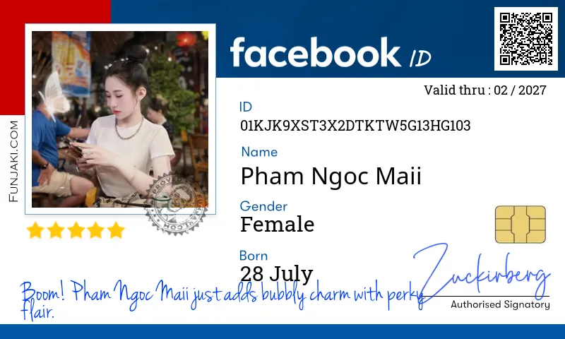 Facebook ID Card