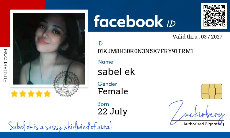 Facebook ID Card
