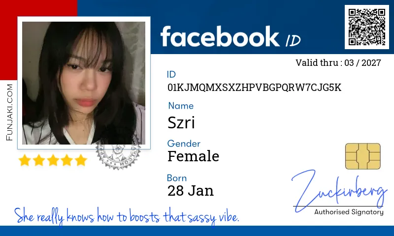 Facebook ID Card