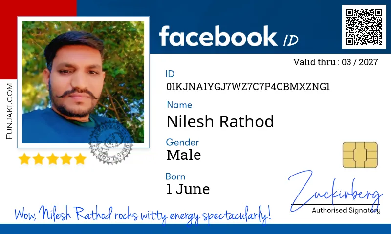 Facebook ID Card