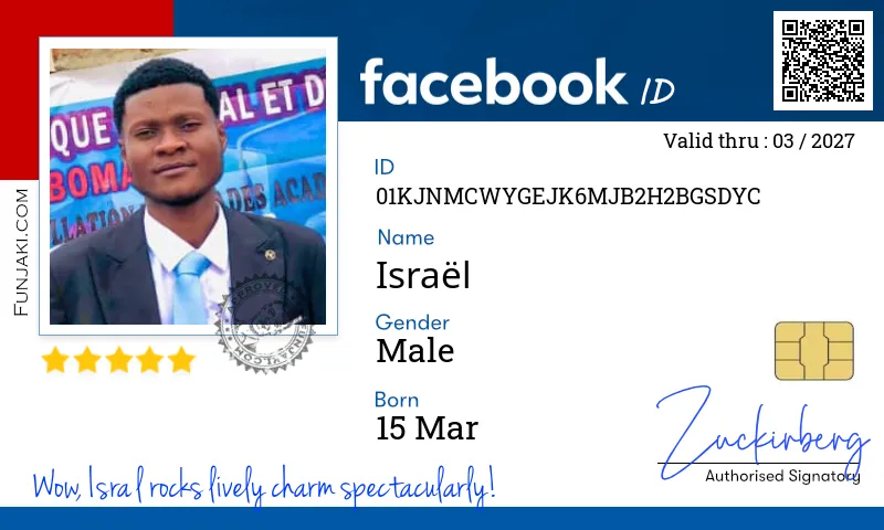 Facebook ID Card