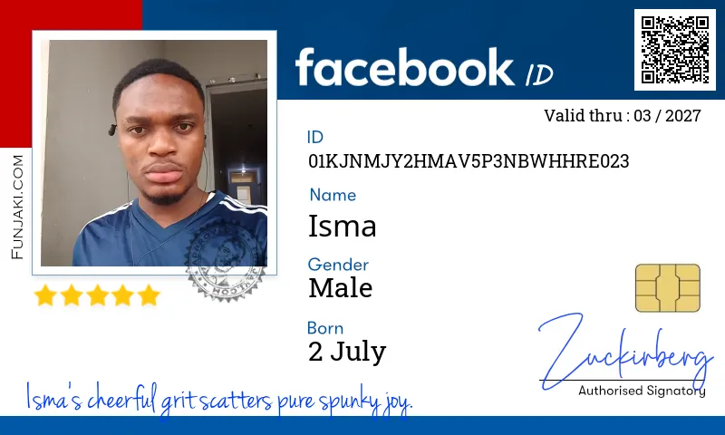 Facebook ID Card