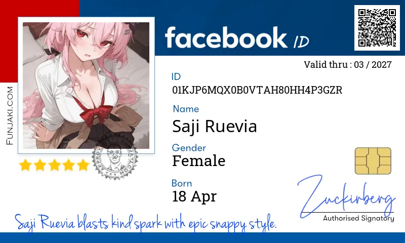 Facebook ID Card