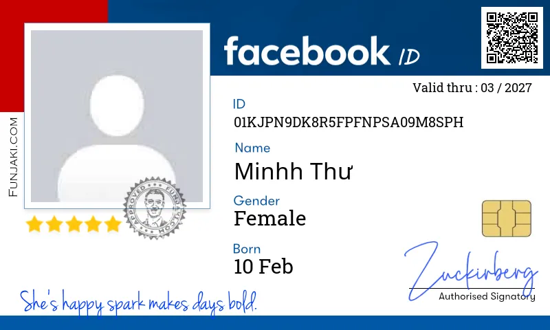 Facebook ID Card