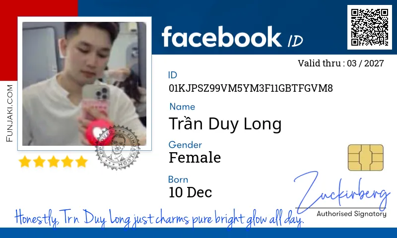 Facebook ID Card