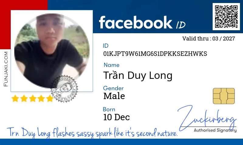 Facebook ID Card