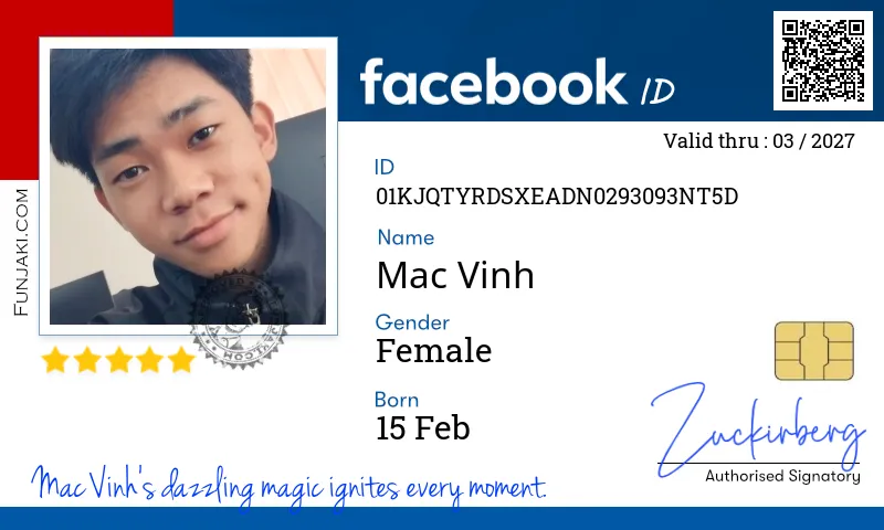 Facebook ID Card