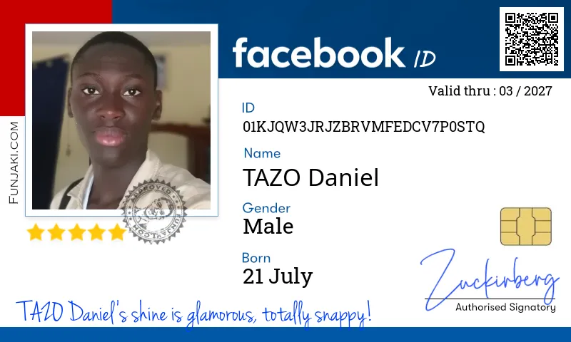 Facebook ID Card