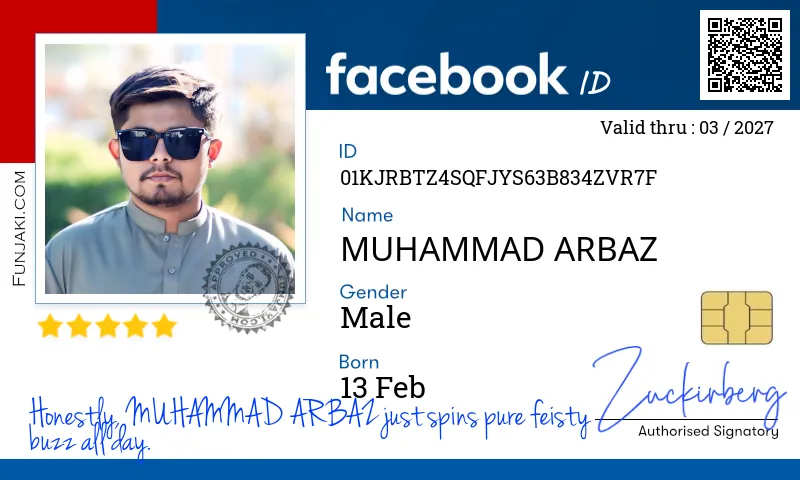 Facebook ID Card