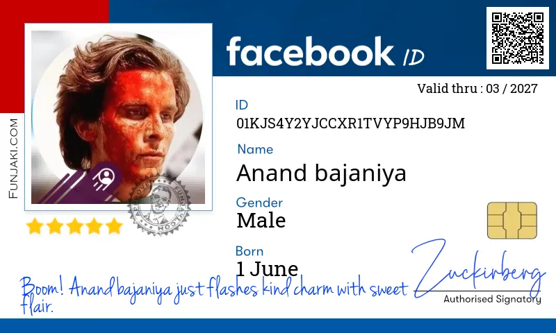 Facebook ID Card