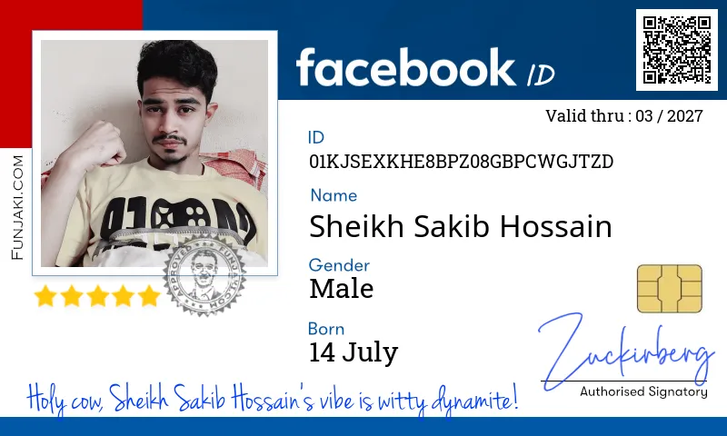 Facebook ID Card