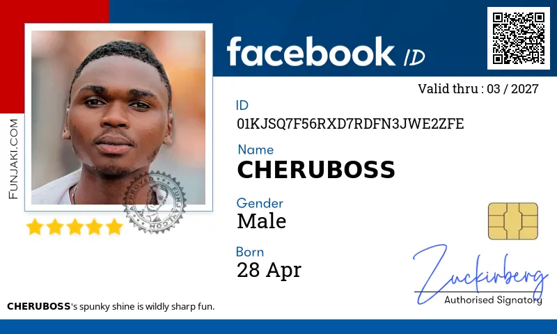 Facebook ID Card