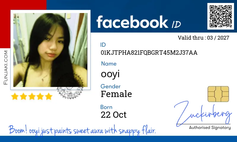 Facebook ID Card