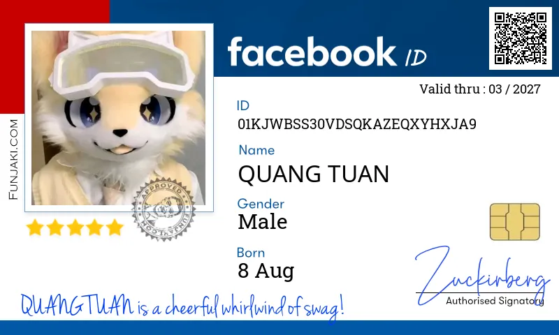 Facebook ID Card